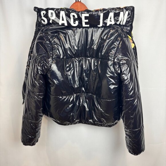 Limited Edition Space Jam x Members Only Shiny Puffer Jacket - Picture 7 of 9